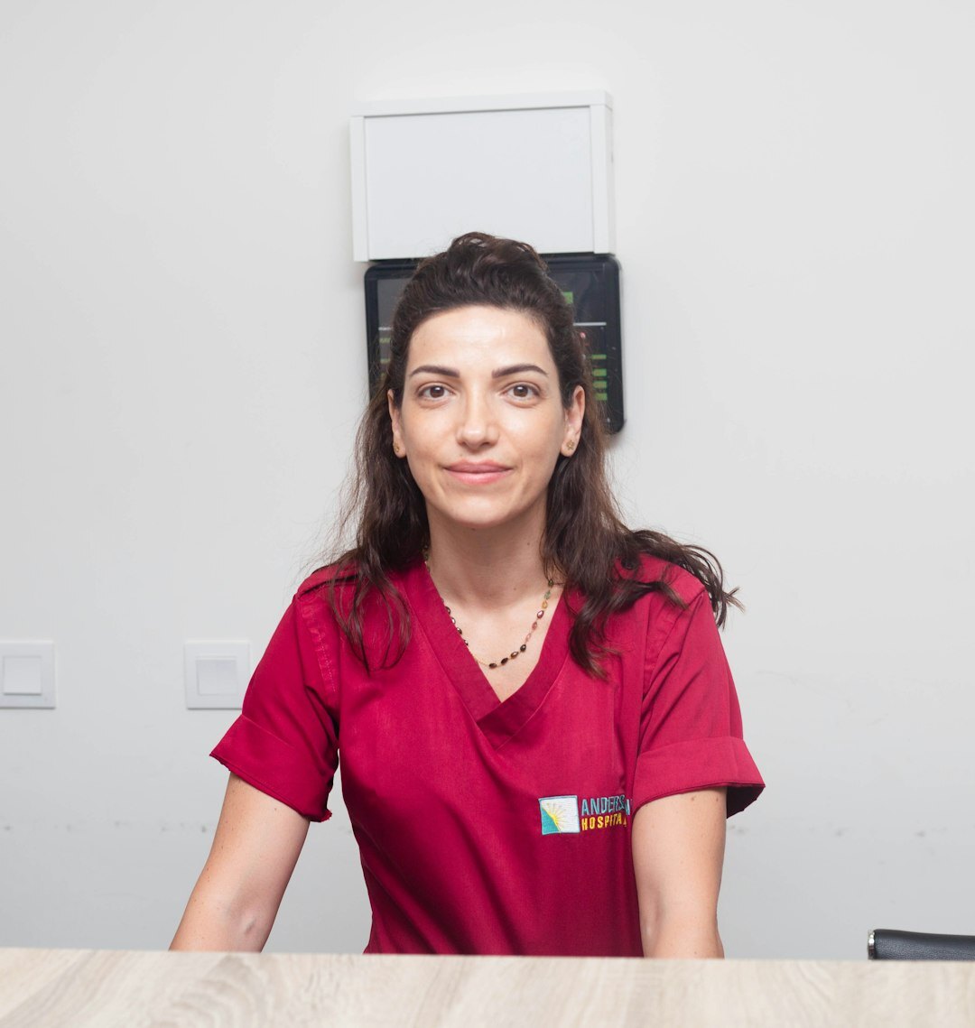 Professional Turkish female technology journalist smiling confidently